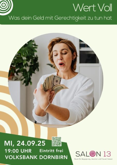 Vortrag – Wert.Voll – Was dein Geld mit Gerechtigkeit zu tun hat